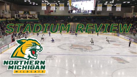 Northern Michigan U. Hockey Berry Events Center STADIUM REVIEW - YouTube