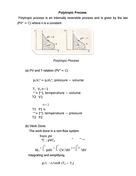 Polytropic Process - Polytropic Process Polytropic process is an ...