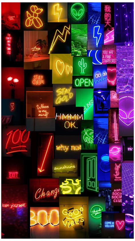 136 Background Aesthetic Neon free Download - MyWeb