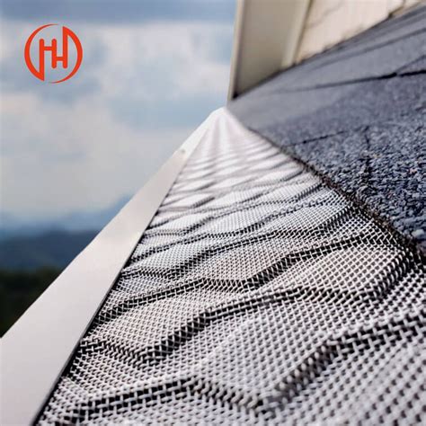 Aluminum Gutter Guards Industrial Perforated Metal Mesh Rain Gutter ...