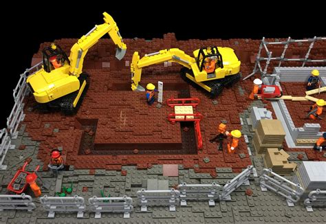 Building site 1 | Lego modular, Lego construction, Lego pictures