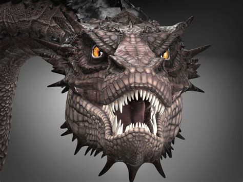 The Hobbit Smaug Dragon - 3D Model by SQUIR