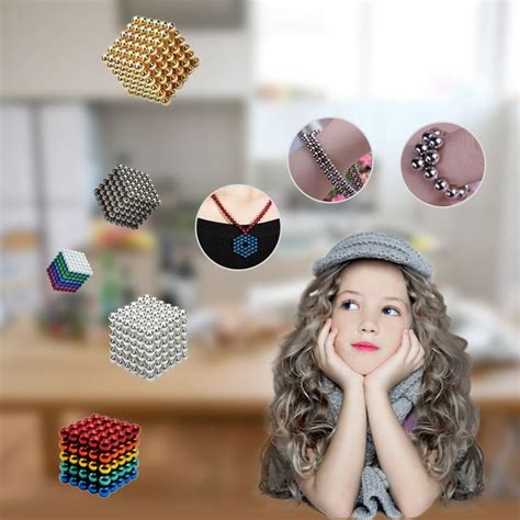 5 mm Magnetic Beads Magic balls DIY Puzzle Spheres Educational Toy 216 ...