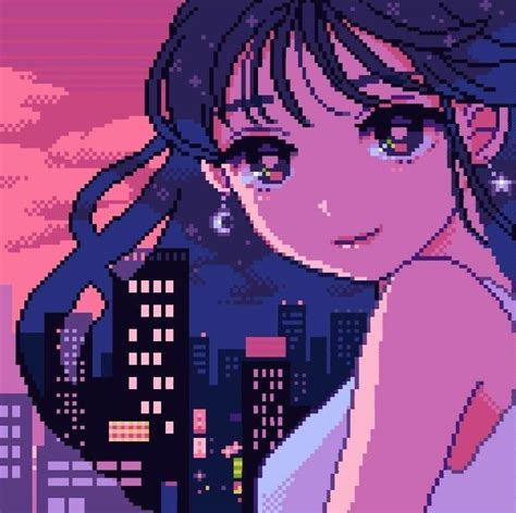 Cool Pixel Art, Anime Pixel Art, Aesthetic Art, Aesthetic Anime ...