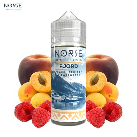 Norse Peach Apricot Raspberry Liquid - 100ml Shortfill - Dampf-Haus Lachen