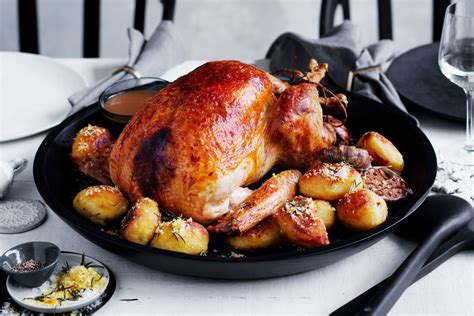 Valli Little's turkey with fruit stuffing and duck fat potatoes ...