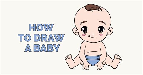 Learn How to Draw a Cute Baby: Easy Step-by-Step Drawing Tutorial for ...