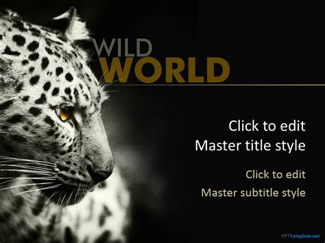 Free Leopard PPT Template