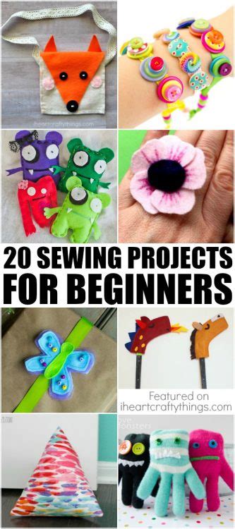 20 Sewing Projects For Beginners - I Heart Crafty Things