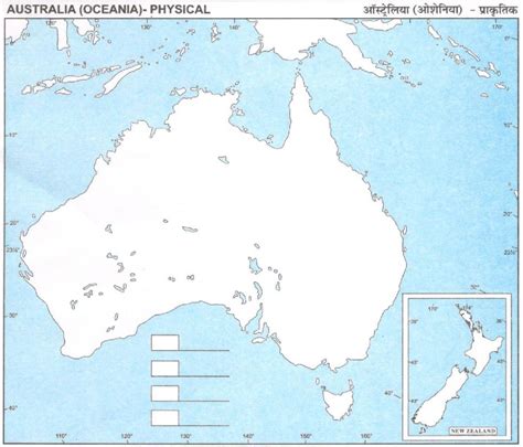 Australia Physical Map