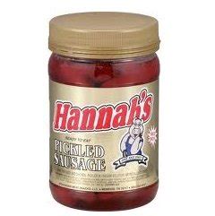 Amazon.com : HANNAH'S PICKLED SAUSAGE 16oz. JAR : Grocery & Gourmet Food