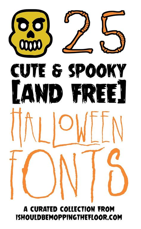 My Favorite Free Halloween Fonts | Free halloween fonts, Halloween ...