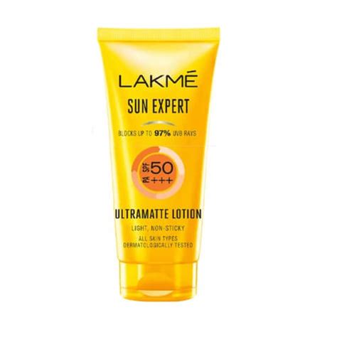 Lakme Sun Expert SPF 50 PA+++ Ultra Matte Lotion Sunscreen - Happy Skin ...