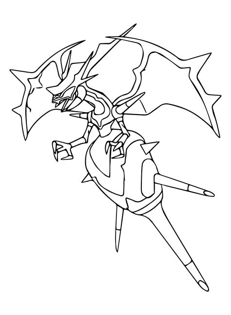 The Naganadel Pokemon Coloring Page - Free Printable Coloring Pages