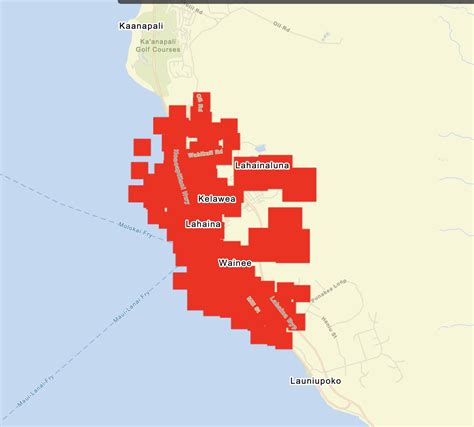 NASA Fire Map of Lahaina : r/maui