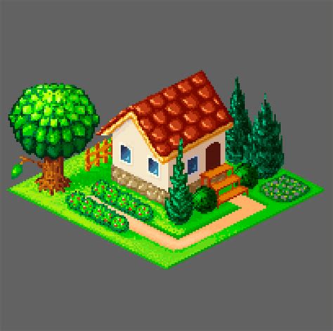 Pixel House on Behance