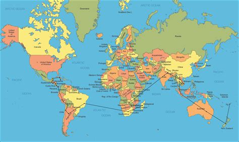 Incredible World Map Picture Large Ideas – World Map With Major Countries