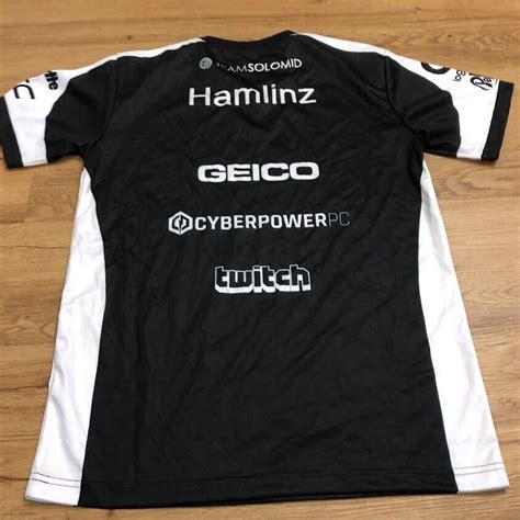 New Team Solomid TSM Hamlinz Jersey T-shirt Size MediumFortnite Twitch ...