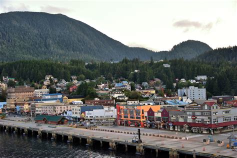 Downtown View of Ketchikan, Alaska - Encircle Photos