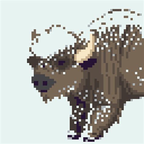 Pixilart - Bison by thebeekeep