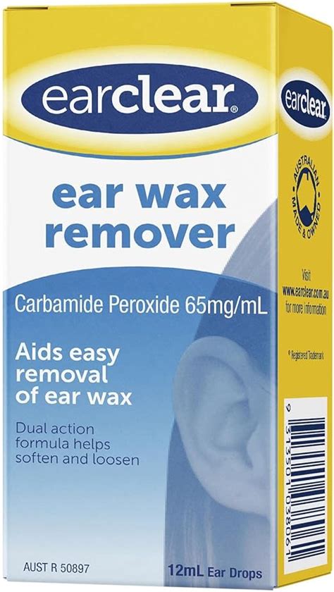 Ear Clear Ear Drops For Wax Removal 12ml : Amazon.ca: Everything Else