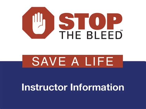 Resources Poster Booklet | Stop The Bleed