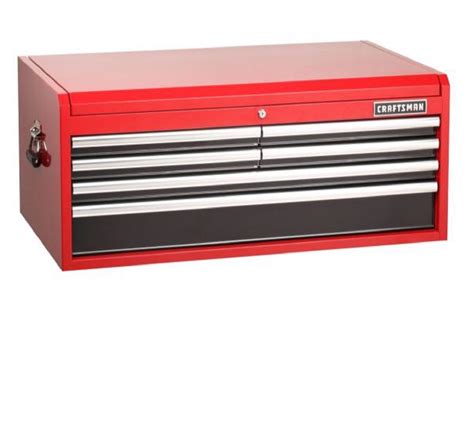 Craftsman 3-Drawer Metal Portable Chest Toolbox Red ...