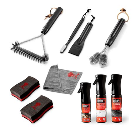 Weber BBQ Cleaning Tools-Kits- Grill Brushes-Cleaners- Sponges ...