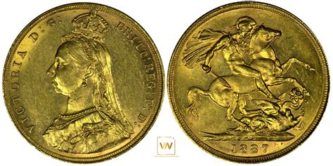 Australia Melbourne Sovereign Uncirculated 1887 Gold - Vasilakopoulos ...