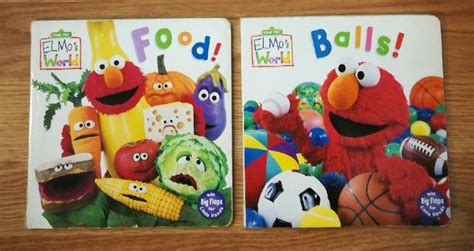 Sesame Street Elmo's World Books Lot 2 | Mercari Sesame Street Books ...