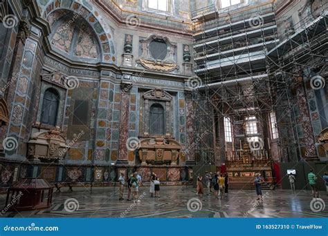 Panoramic View of Interior of the Medici Chapels (Cappelle Medicee ...