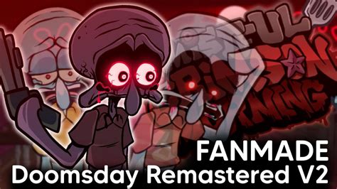 Friday Night Funkin' Doomsday Remastered V2 FANMADE - Squidward Reskin ...