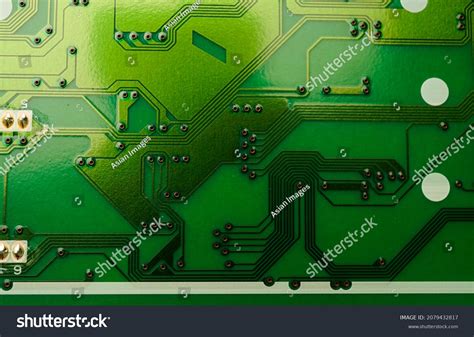 Electronic Circuit Board Showing Detailed Design Stock Photo 2079432817 ...