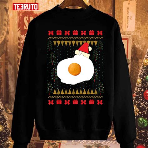 Egg Cat Meme Christmas Unisex Sweatshirt - Teeruto