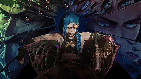 Blue Hair Jinx Arcane, HD wallpaper | Peakpx