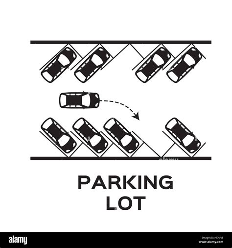 Parking Lot Clipart Black And White Apple