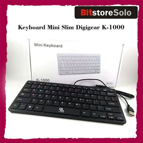 Jual Keyboard Mini Slim Digigear K-1000 Keyboard External Laptop di ...