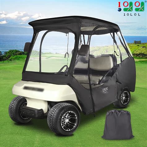 10L0L 4 Passenger Golf Cart Enclosures for Club Car DS, Waterproof ...