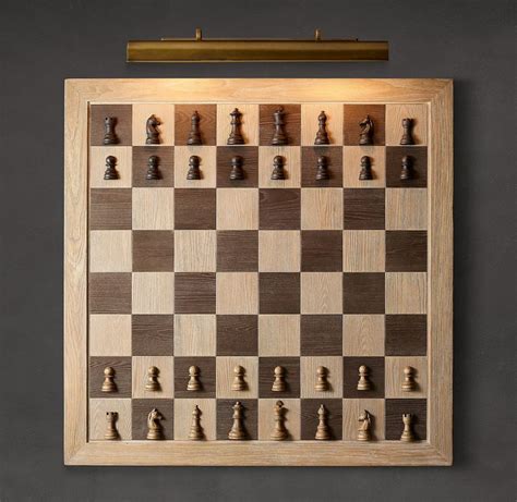 Giant Wall-Mounted Vertical Chess Set | Chess set, Chess board, Wall