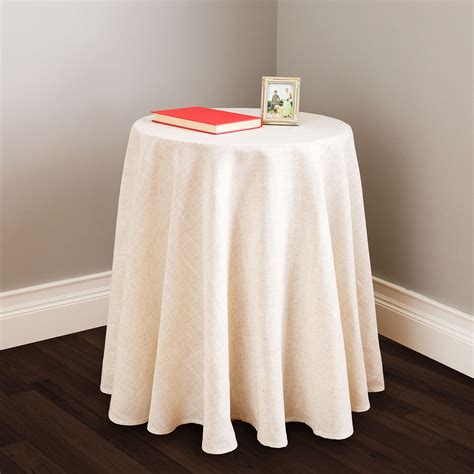 Essential Home Chesney Tablecloth – Linen 70" Round