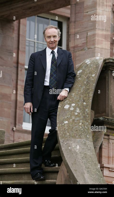 The Duke of Buccleuch outside Drumlanrig Castle in Dumfries and ...