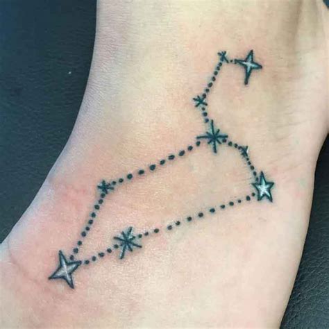 20 Infamous Leo Constellation Tattoo Ideas with Meanings - Body Art Guru