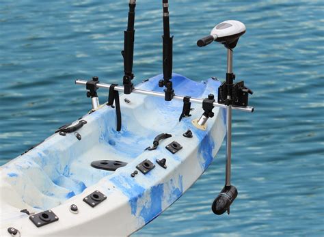 Brocraft Fishing Kayak Trolling Motor Mount Universal + Two Rocket ...