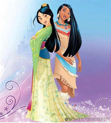 Disney Princesses- Mulan and Pocahontas | Disney princess pocahontas ...