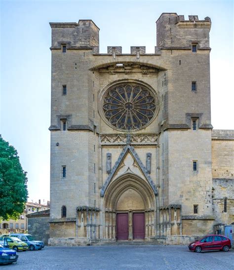 Saint Nazaire Cathedral of Beziers. Editorial Stock Image - Image of ...