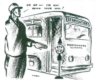 Bus Boycott Political Cartoon