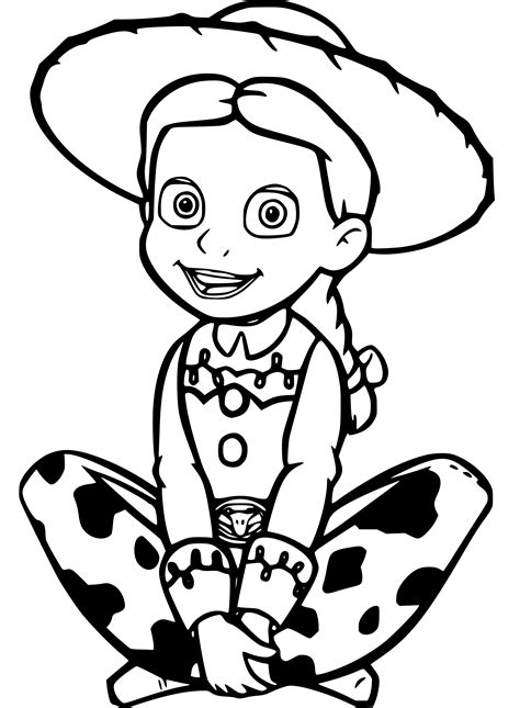 Toy Story's Jessie Coloring Page (Jessie Toy Story) #1372 ...