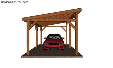 12×24 Lean to Carport – Free DIY Plans | Free Garden Plans - How to ...