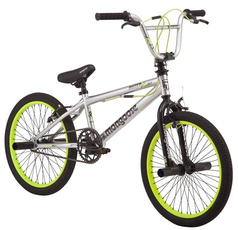 Mongoose 20" Outerlimit BMX Bike, Silver - Walmart.com