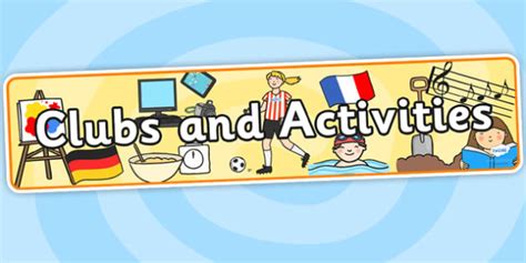 FREE! - Clubs and Activities Display Banner (Teacher-Made)